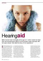 Hypnosis as hearing aid
