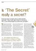Le secret est-il vraiment un secret ?
