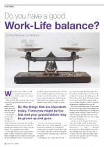Do you have a good work life balance