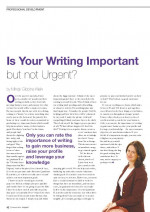Is your writing important but not urgent