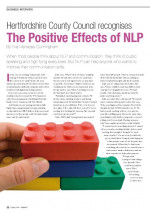 Herts CC recognises the positive effects of NLP