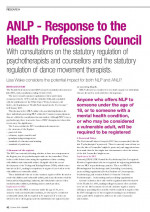 Response to health professionals council