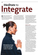 Meditate to Integrate