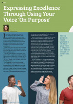 Expressing Excellence Through using your voice on purpose